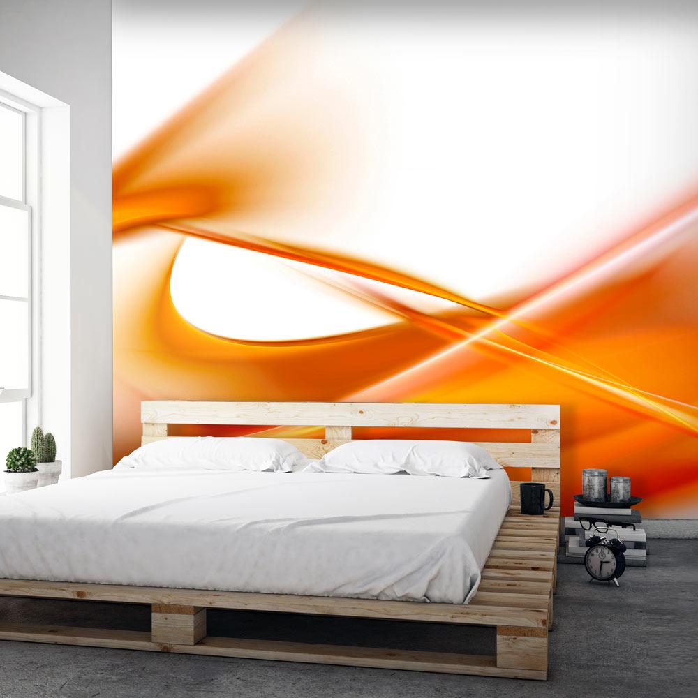 Fototapet - abstract - orange - 250 x 193 cm - Standard billede