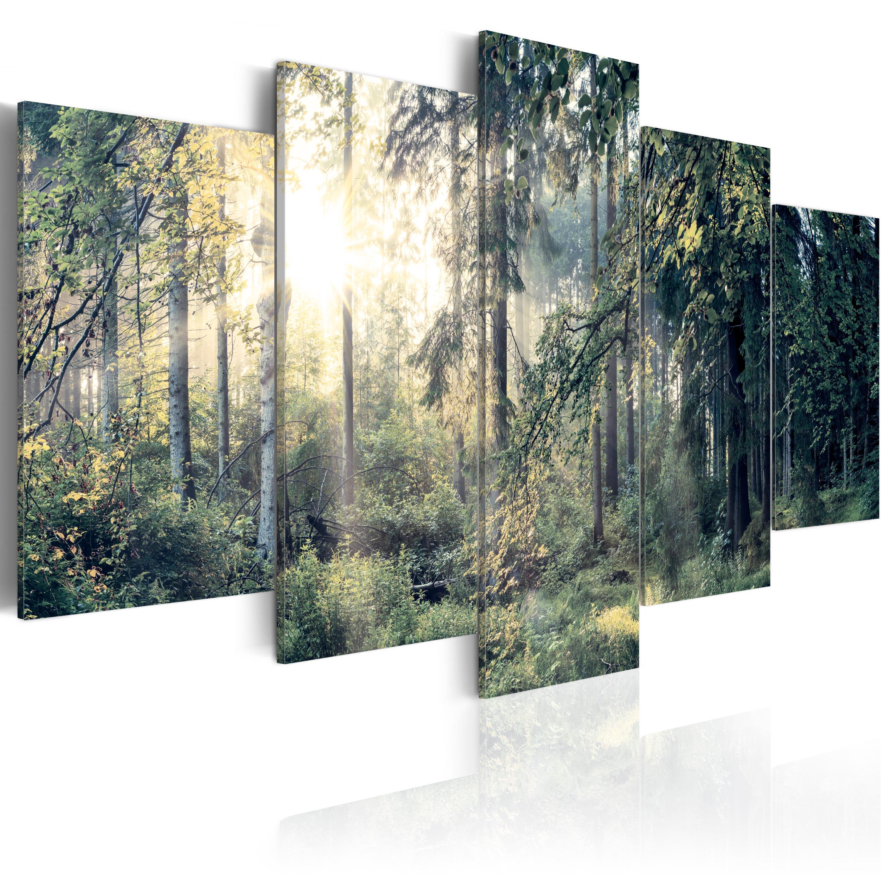 Billede - Fairytale Landscape - 100 x 50 cm - Standard billede