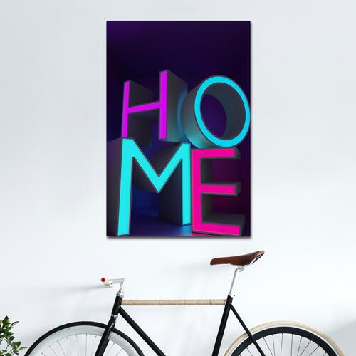 Billede - Home Neon (1 Part) Vertical