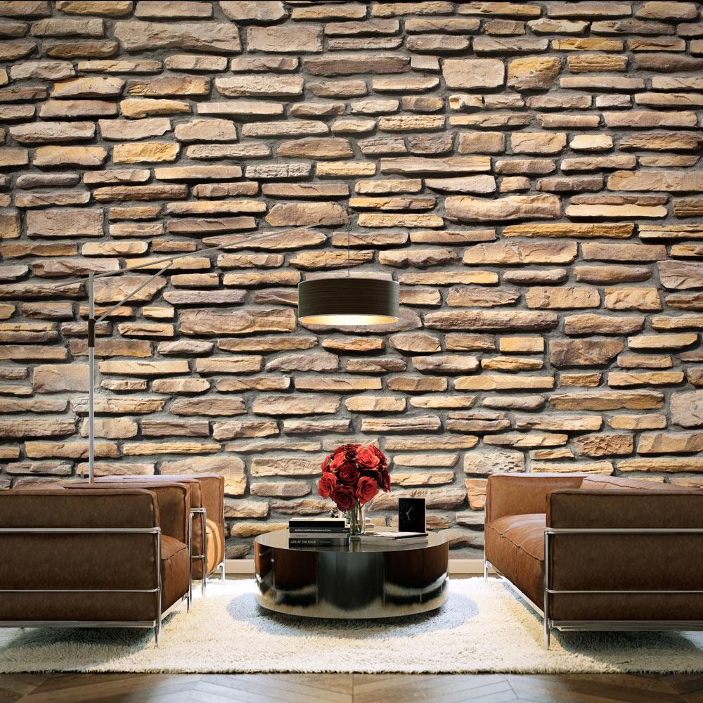Fototapet - Imitation - stone - 400 x 309 cm - Standard billede