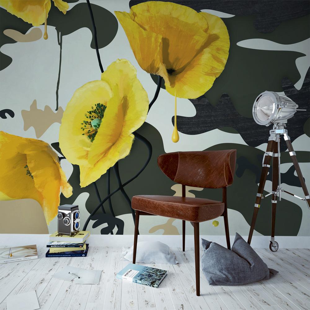 Fototapet - Frisk maling - 250 x 193 cm - Standard