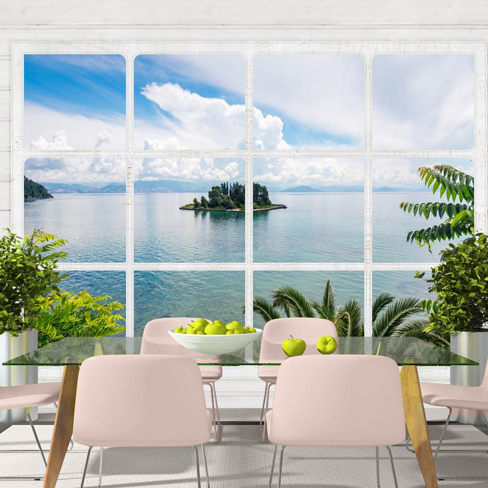 Fototapet - Desert Island - 150 x 105 cm - Standard billede