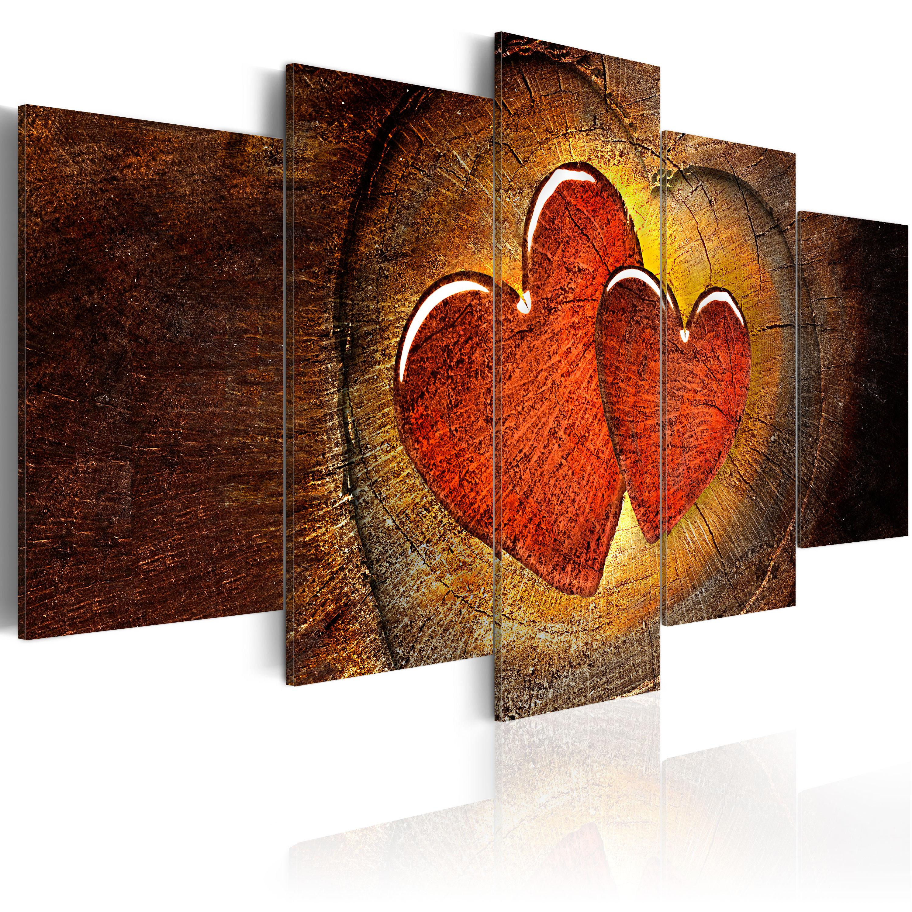 Billede - Beating of your heart - 100 x 50 cm - Standard billede
