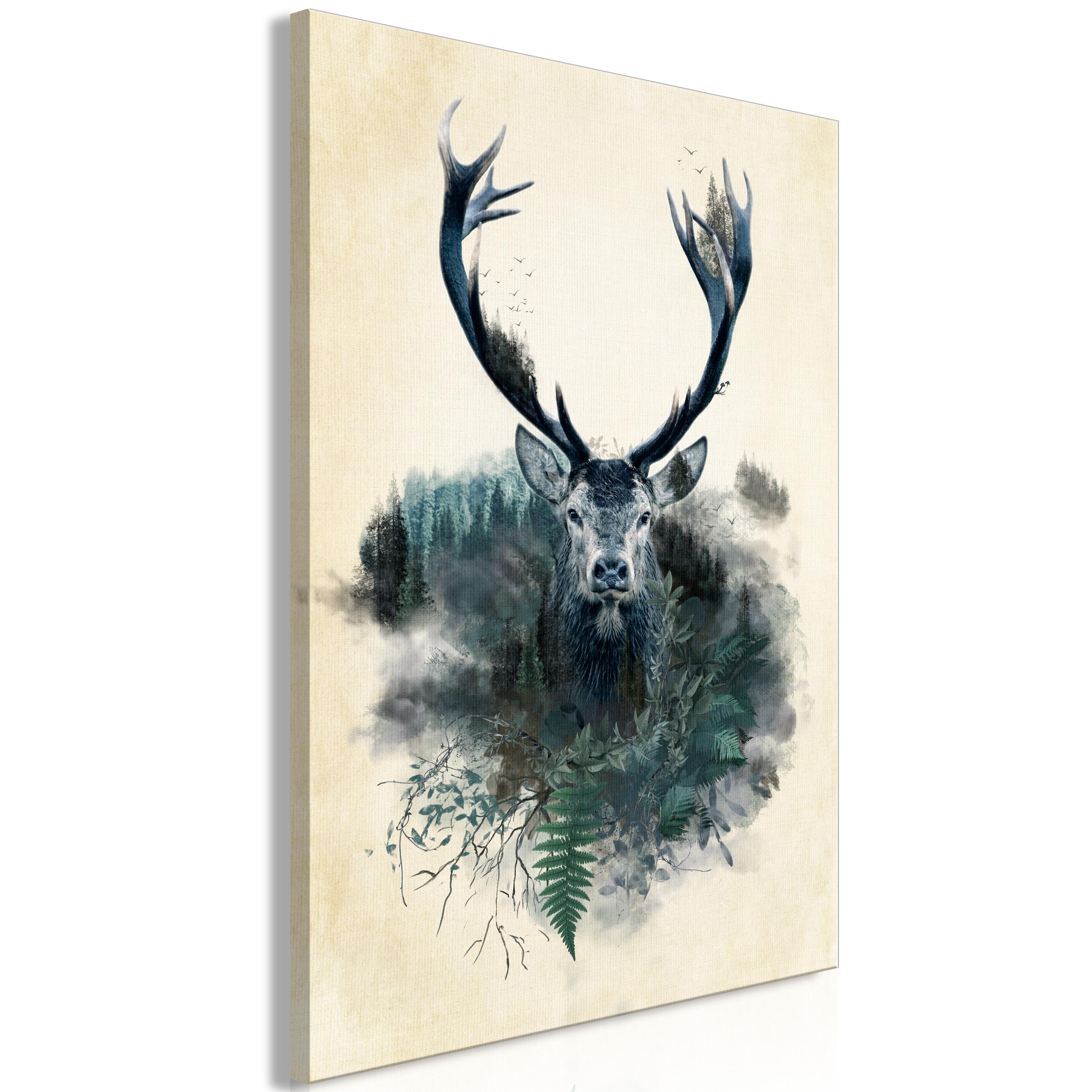 Billede - Forest Ghost (1 Part) Vertical - 80 x 120 cm - Standard billede