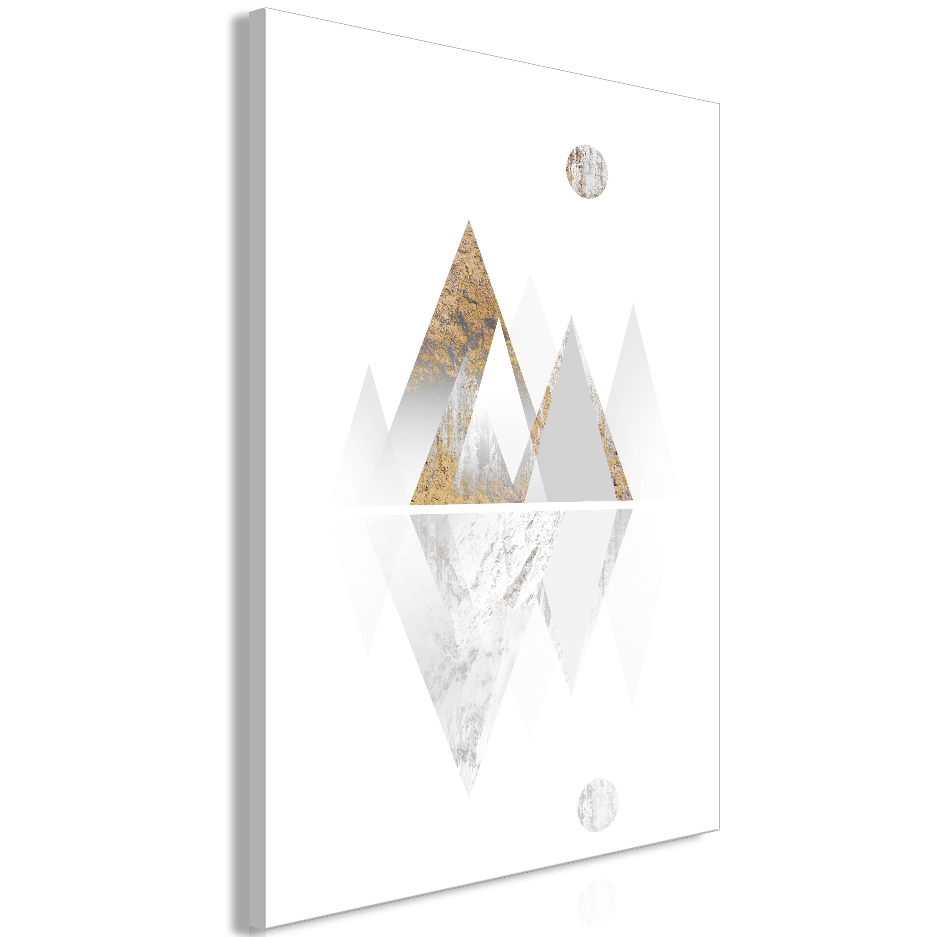 Billede - Road to the Top (1 Part) Beige Vertical - 40 x 60 cm - Standard billede