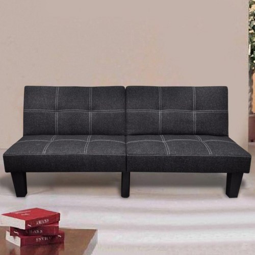 Sovesofa justerbar stof sort