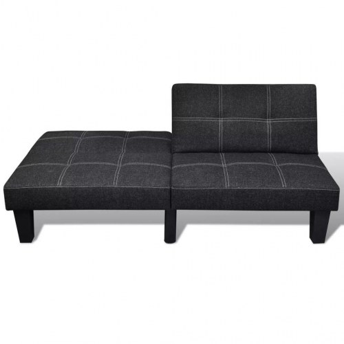 Sovesofa justerbar stof sort