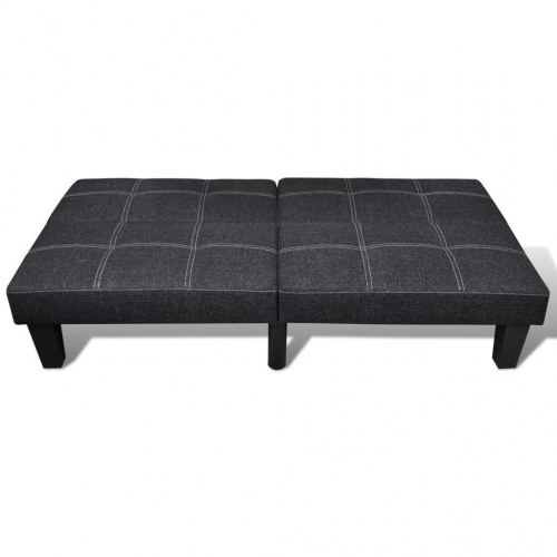 Sovesofa justerbar stof sort