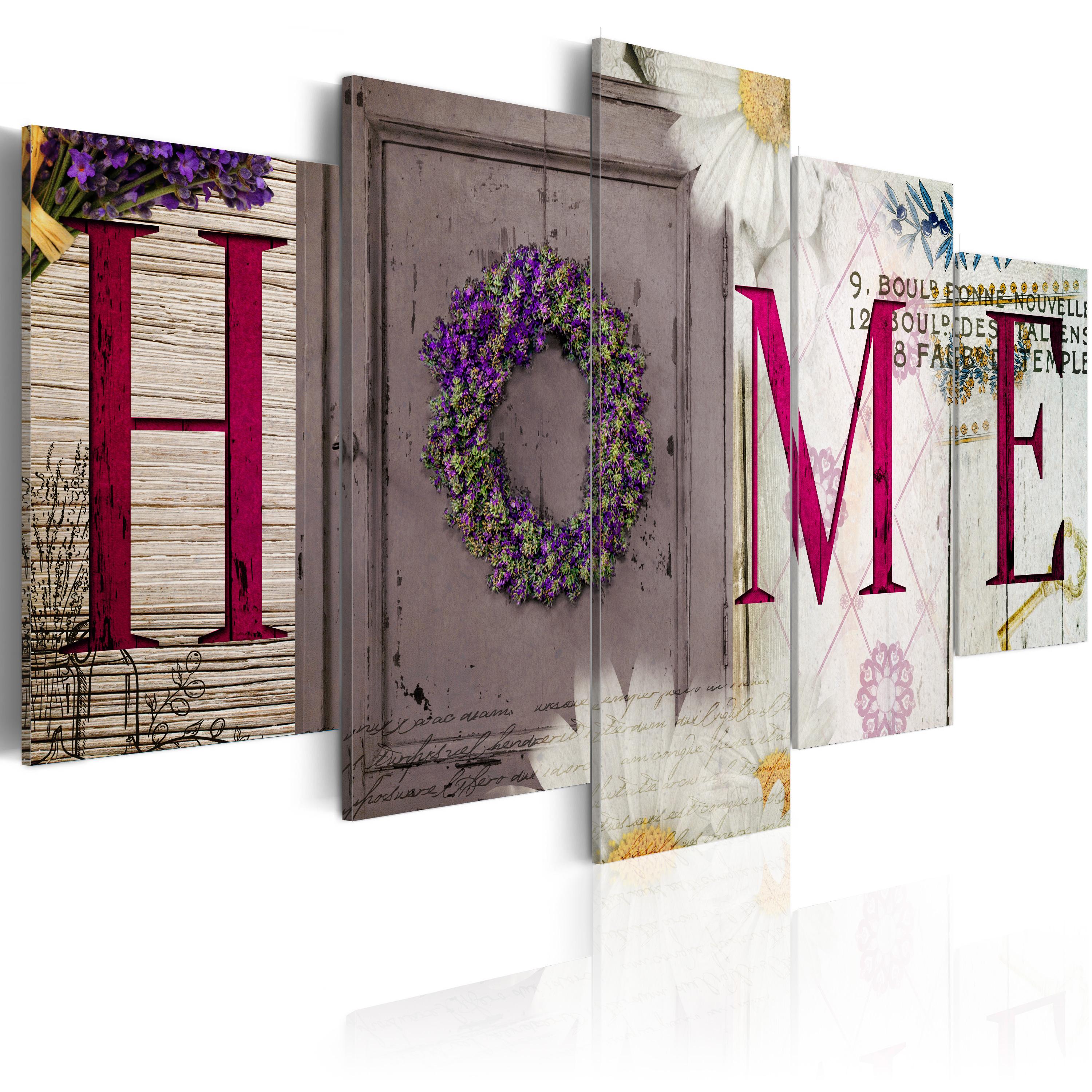 Billede - Welcome home - 200 x 100 cm - Standard