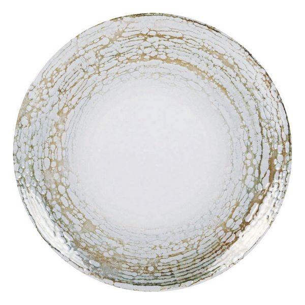 Flad Tallerken La Mediterránea Sasha Monaco Shine Porcelæn (Ø 26 cm)