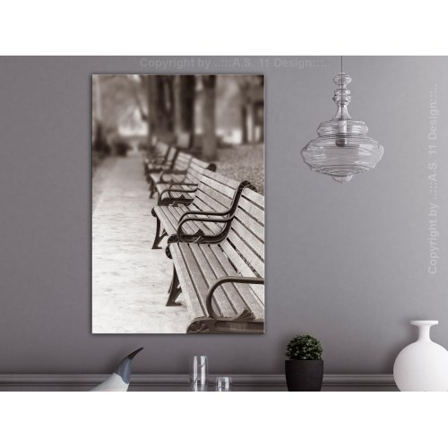 Billede - Park Benches (1 Part) Vertical