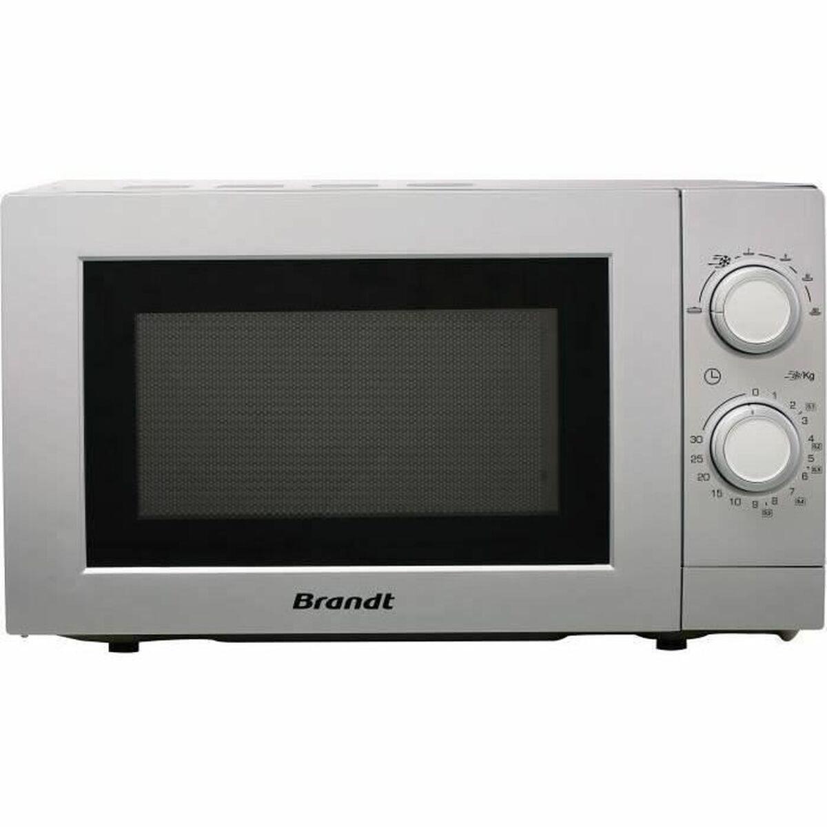 Mikrobølgeovn Brandt 700 W 20 L Sølvfarvet 700 W 20 L