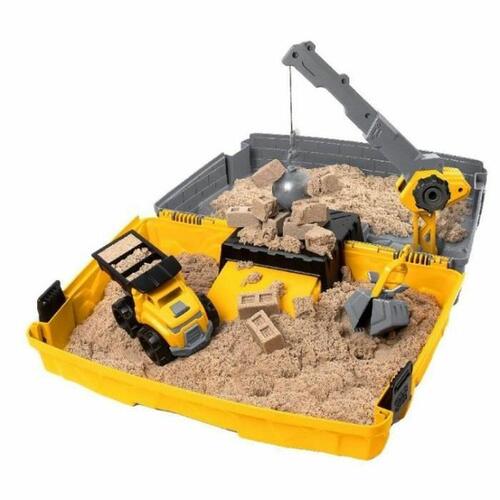 Håndværksspil Kinetic Sand Construction Case