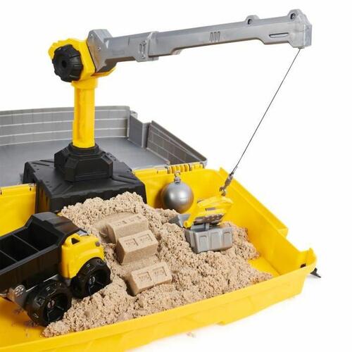 Håndværksspil Kinetic Sand Construction Case