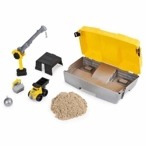 Håndværksspil Kinetic Sand Construction Case