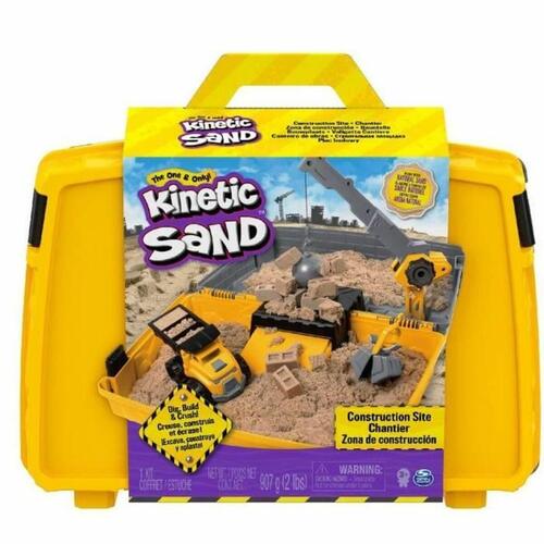 Håndværksspil Kinetic Sand Construction Case