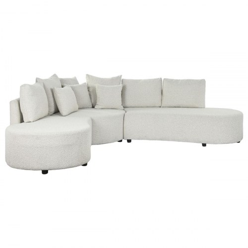 Sofa - hvid, moderne, 250 x 241 x 66 cm