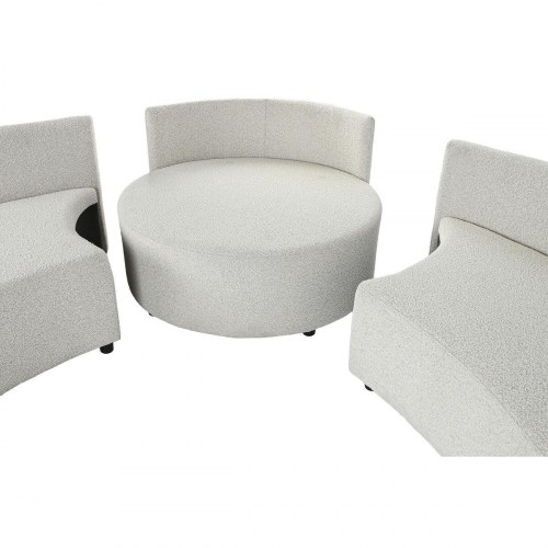 Sofa - hvid, moderne, 250 x 241 x 66 cm