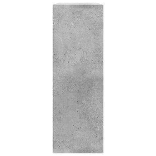 Væghylder 104x20x58,5 cm spånplade betongrå