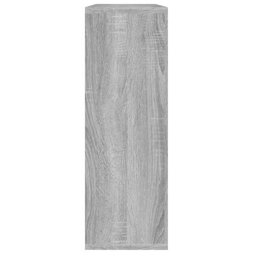 Væghylde 104x20x58,5 cm konstrueret træ grå sonoma-eg