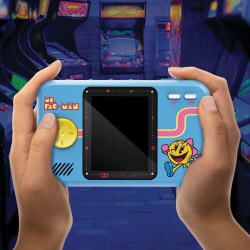Transportabel spillekonsol My Arcade Pocket Player PRO - Ms. Pac-Man Retro Games Blå