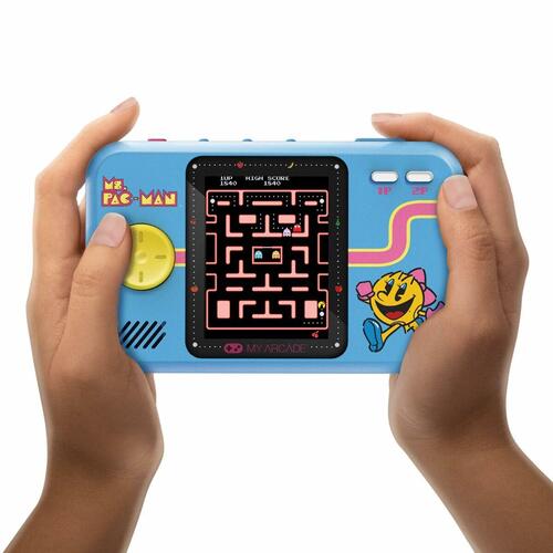 Transportabel spillekonsol My Arcade Pocket Player PRO - Ms. Pac-Man Retro Games Blå