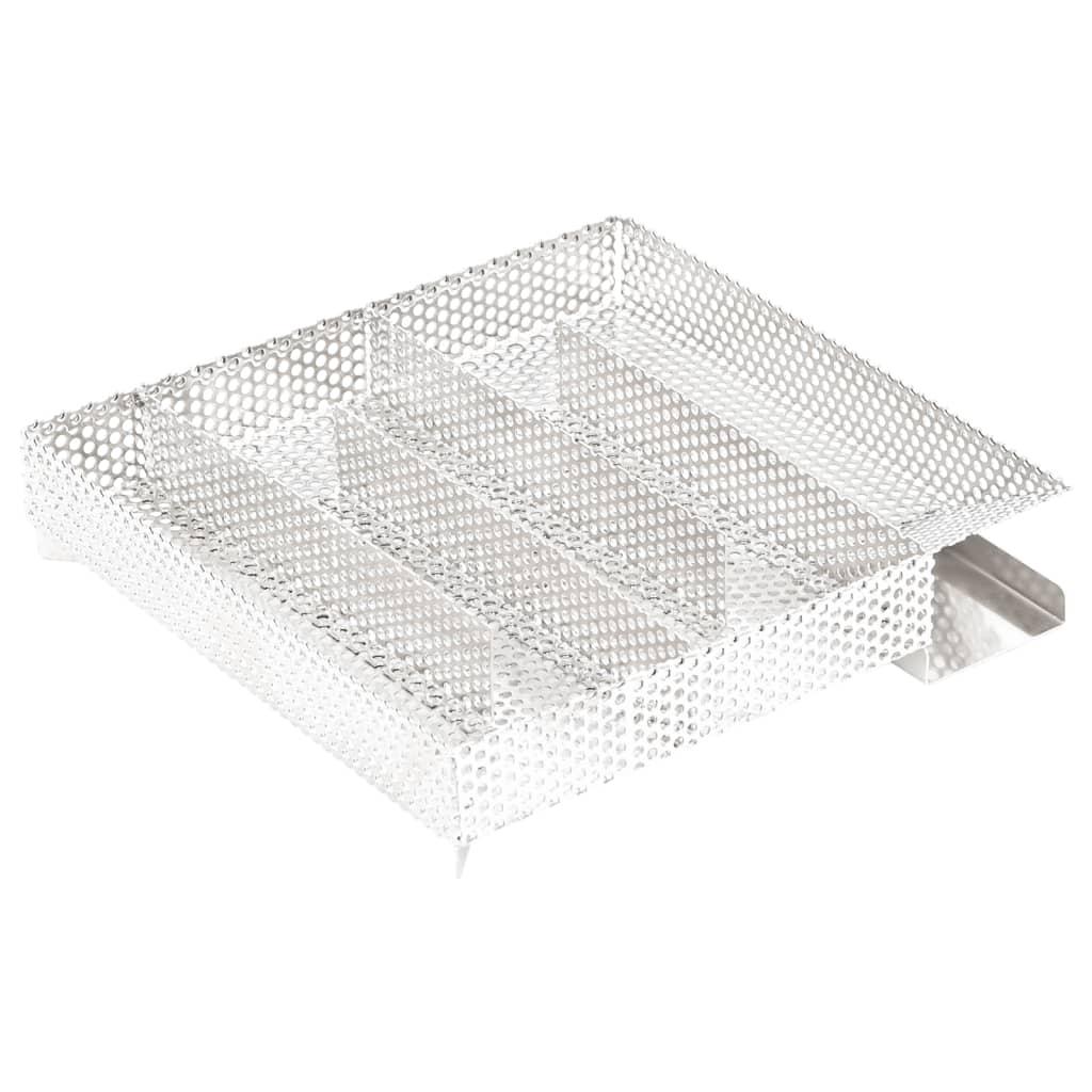 Koldrøgsgenerator 21 cm med 5 rum rustfrit stål