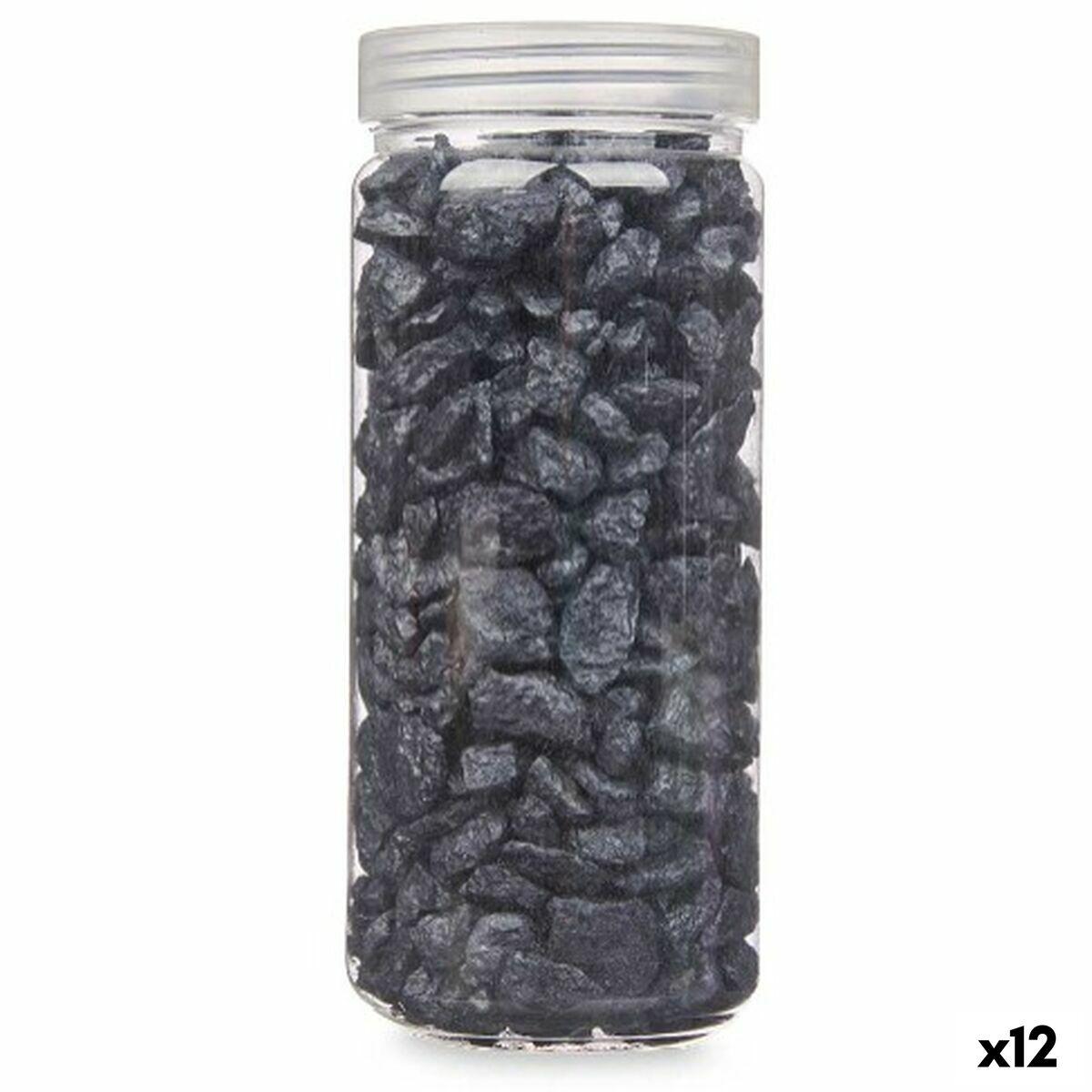 Dekorative sten Sort 10 - 20 mm 700 g (12 enheder)