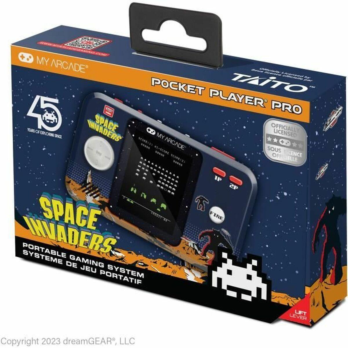 Transportabel spillekonsol My Arcade Pocket Player PRO - Space Invaders Retro Games