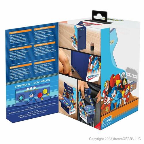 Transportabel spillekonsol My Arcade Micro Player PRO - Megaman Retro Games Blå