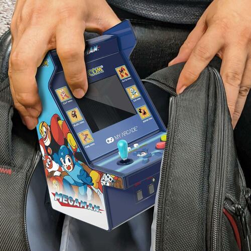 Transportabel spillekonsol My Arcade Micro Player PRO - Megaman Retro Games Blå