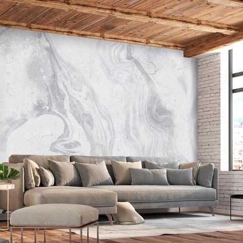Selvklæbende fototapet - Cloudy Marble
