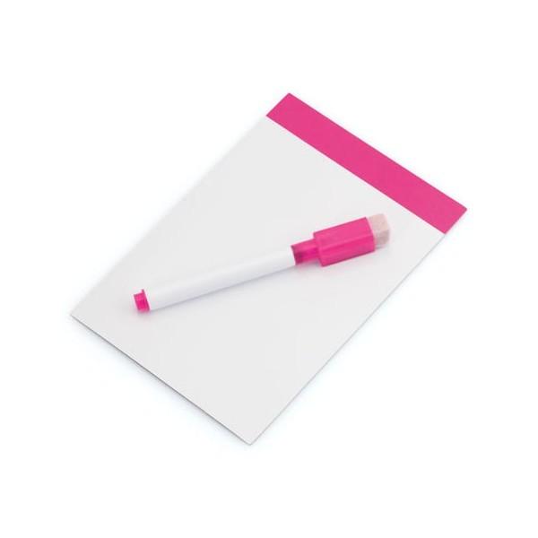 Magnetisk tavle med markør (10,5 x 15 cm) 143922 Fuchsia