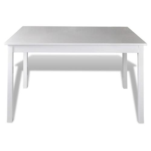 Spisebordssæt i 5 dele hvid