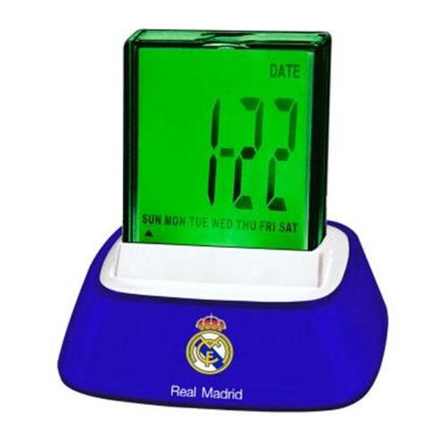 Vækkeur Real Madrid C.F. Lys Lyd Blå Blå / hvid
