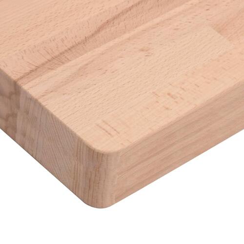 Skrivebordsplade 100x50x4 cm massivt bøgetræ