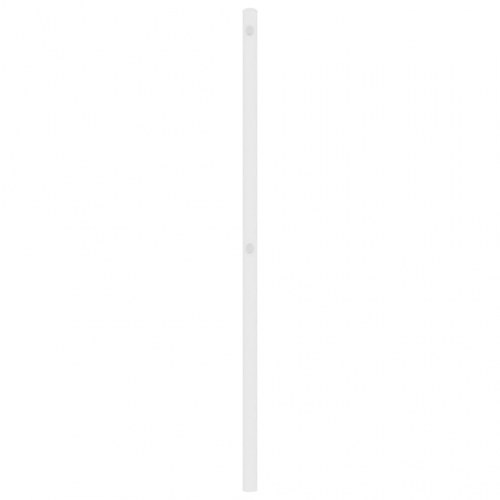 Sengegavl i metal 200 cm - hvid, udskiftningsgavl