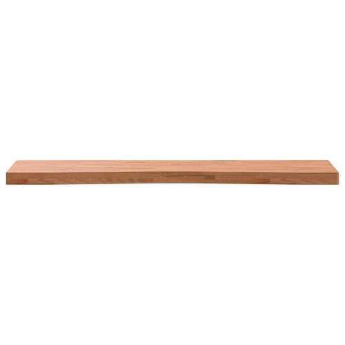 Skrivebordsplade 110x(50-55)x4 cm massivt bøgetræ
