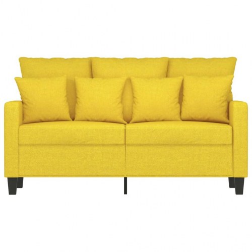 2-personers sofa i stof - 120 cm sædebredde, lysegul
