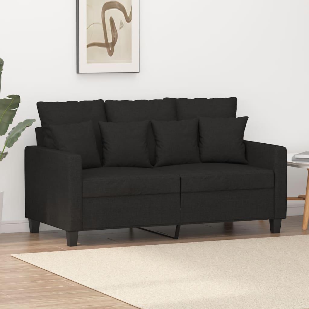 3-Personers Sofa Stof - 120 cm / Sort