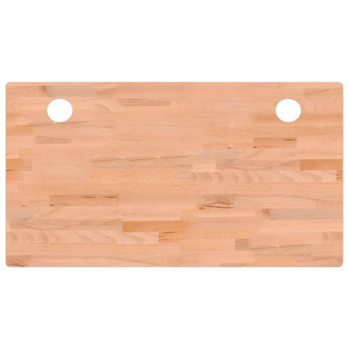Skrivebordsplade 110x60x1,5 cm massivt bøgetræ