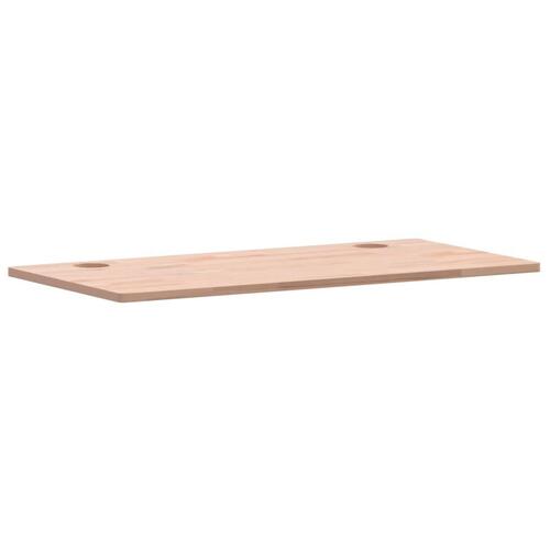 Skrivebordsplade 80x40x1,5 cm massivt bøgetræ