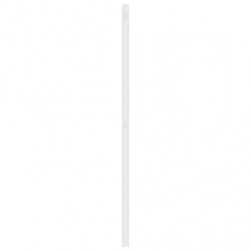 Udskiftningsgavl 135 cm i metal - hvid sengegavl