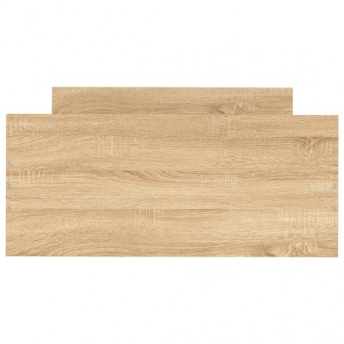 Sengeramme 100x200 cm i konstrueret træ - sonoma-eg