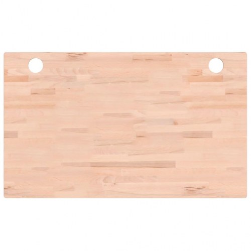 Skrivebordsplade 100x60x2,5 cm massivt bøgetræ