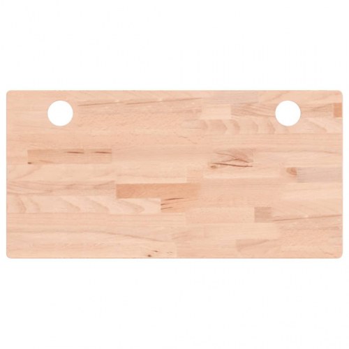 Skrivebordsplade 80x40x4 cm massivt bøgetræ
