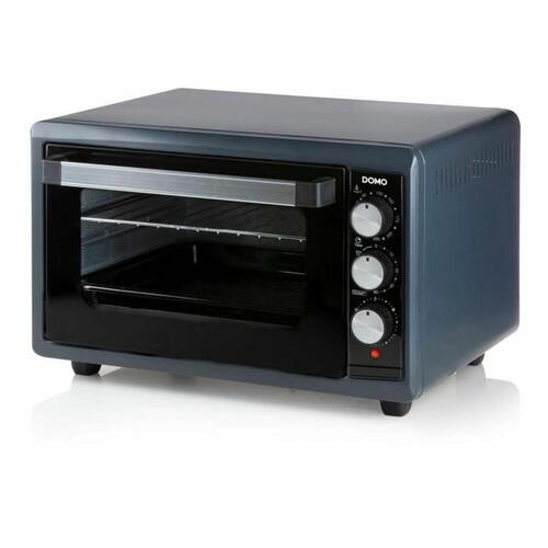 DOMO elektrisk miniovn 1300 W - multifunktions ovn og grill, sort