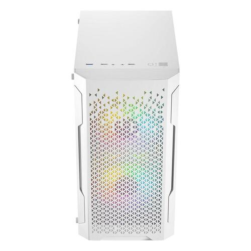 Logic ARAMIS ARGB ATX semi-tårn kabinet - Hvid