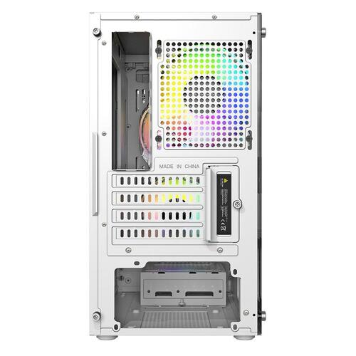 Logic ARAMIS ARGB ATX semi-tårn kabinet - Hvid