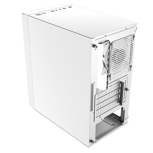 Logic ARAMIS ARGB ATX semi-tårn kabinet - Hvid